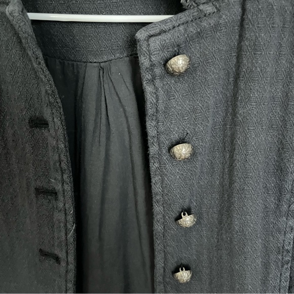 FREE PEOPLE VICTORIAN LACE JACKET IN NAVY - Picture 11 of 16